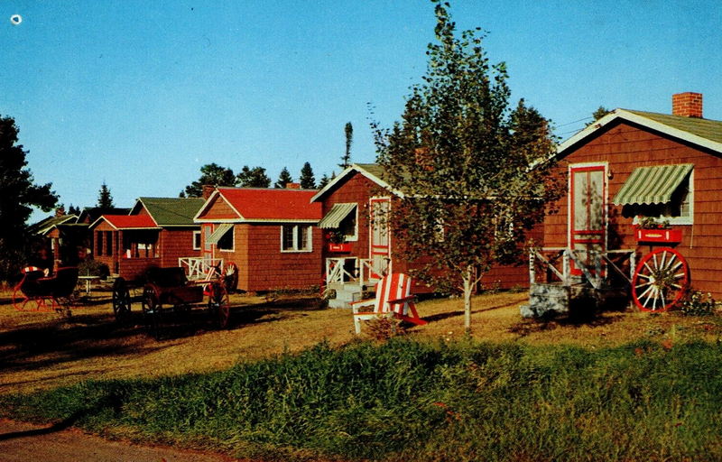 Pines Resort (McGintys Resort) - Vintage Postcard (newer photo)